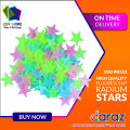 100 Pieces High Quality Radium  Stars stickers Radiam star stickers. 