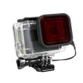 Waterproof Clear View Skeleton Open Protective Housing Case + Waterproof Shell Filter for Gopro 5. 