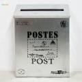 Galvanized Iron Post Mail Box Outdoor Letter. 