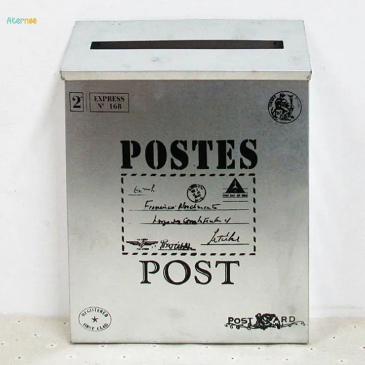 Galvanized%20Iron%20Post%20Mail%20Box%20Outdoor%20Letter%20-%20Image%202