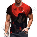 Anime Men Gift Men's T-shirt Y2k Clothes Naruto Hip Hop Tops Children's Clothing Streetwear Trapstars Short Sleeve. 