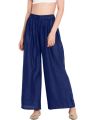 Festival Wear High Quality Viscose Material Ladies Free Size Plazzo Pants Viscose Plazzo Pants Plazo Plaza Black Navy Blue Plazzo Pants For Women Girls. 