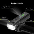 Outtobe Bicycle Light 4 Light Modes Smart Bike Light Cycling Front Headlight Lamp Rechargeable USB Charging Bike Lamp Waterproof LED Headlight 400 lumen Anti-glare MTB Bike Accessories. 