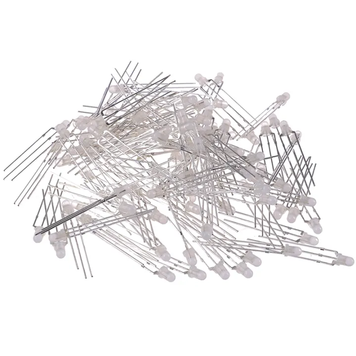 100PCS%203/5mm%203-Pin%20Dual%20Bi-Color%20Diffused%20Common%20Cathode/anode%20LED%20Diode%20LIGHT%20-%20Image%204