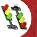 5x LED Traffic Light Creative DIY Mini Traffic Light 3.3-5V Compatible with for Arduino. 