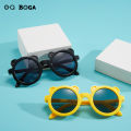 OQ BOGA 9 Colors Unisex Cute Bear Frame Anti UV Kids Sunglasses Children Outdoor Eye Protection Full Rim Sun Glasses. 