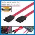 Sata Data Cable SATA HDD Hard Drive HD Data Signal extension cable up to 150MBps without buckle Serial SATA ATA RAID DATA HDD Hard Drive Signal Cable 1.6ft. 