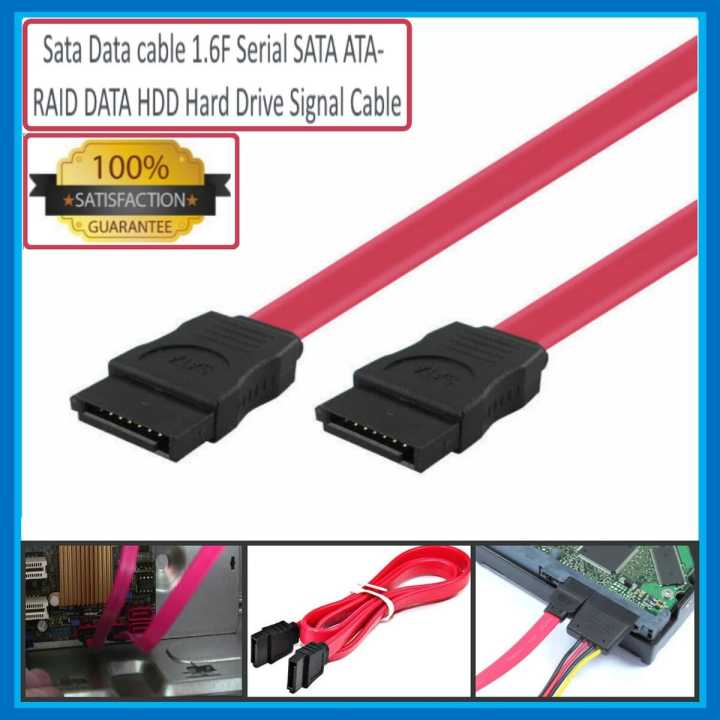 Sata Data Cable SATA HDD Hard Drive HD Data Signal extension cable up to 150MBps without buckle Serial SATA ATA RAID DATA HDD Hard Drive Signal Cable 1.6ft