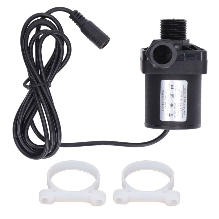 Mini Fountain Pump, 18W Quiet Small Submersible Pump DC12V for Cooling System Circulation for Fish Tank