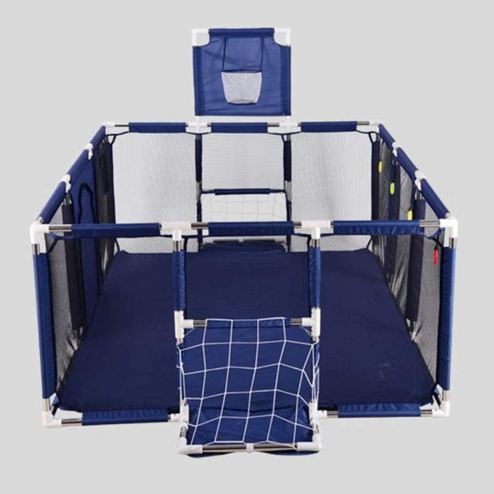 SKY-TOUCH%20Safety%20Large%20Portable%20Play%20Pen%20For%20Twin,%20Baby%20And%20Toddler%20Indoor%20Outdoor%20Baby%20Playpen%20With%20Extra%20Tall%20Size,%20Fun%20Activities,%20Basketball%20Hoop%20&%20Matblue,%20Safe%20Play%20Pen%201.2%20*%201.8M%20%7CP03%20%7CMUT95K%20-%20Image%205