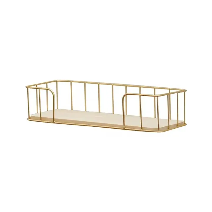 GOLD%20RECTANGLE%20SHAPE%20WALL%20SHELF%20SMALL%20-%20Wall%20Mounted%20Floating%20Display%20Organizer%20with%20Golden%20Tone%20Metal%20Wire%20Frame%20Hanging%20Bookshelf%20Metal%20Aesthetic%20Wall%20Decoration%20for%20Walls,Bathroom%20Bedroom%20Living%20Room%20Kitchen%20-%20Image%202