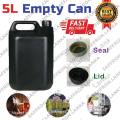 5L Empty Can High Quality Plastic for Stock Liquid Fuel Tanks. 