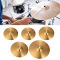 Jazz Drum Crash Cymbal Drum Players Beginner Drummers Brass Drum Cymbals 16 inch. 