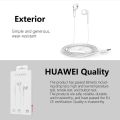 HUAWEI Headset AM115 Earphone Full Bass Wired Half In-Ear Earphones | 3.5mm Edition Headphone | 3-Button With Mic Volume Control | For P30 P20 P10 Mate10 Nova4 4e 3 3i 2 2I Y9 Y Max Mobile Phones Tablet Computer. 