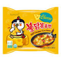 SAMYANG BULDAK CHEESE RAMEN PACKET 140gm . KOREAN RAMEN NOODLES. 