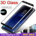 3D Curved Full Cover Tempered Glass for Samsung Galaxy S9 S8 Plus Protective Glass Screen Protector Film for S6 S7 Edge Note 8 9. 