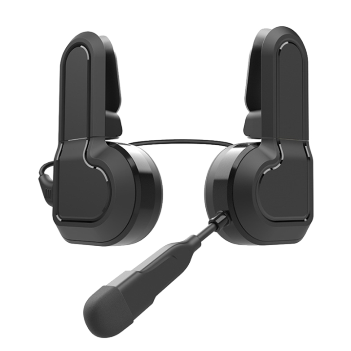 Bluetooth Headset Wireless Stereo Moto Helmet Headphones Music Player Handsfree Earphone with Clip Holder