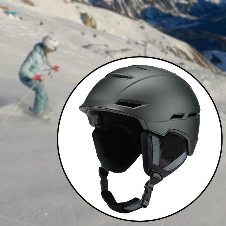 Ski%20Helmet%20Impact%20Resistant%20Winter%20Adjustable%20Fitting%20Skateboard%20Helmet%20M%20Titanium%20-%20Image%203