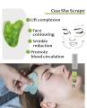 Flfwlass Facial Massager Jade Roller and Gua Sha Stone. 