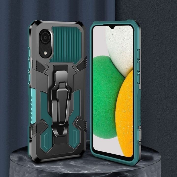 Samsung%20Galaxy%20A03%20Core%20Shockproof%20Armor%20Case%20Belt%20Buckle%20Stand%20Sports%20Hard%20Cover%20-%20Image%202
