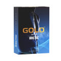 Gold Gift Box for Men - Valentines Male Bundle Pack with Cologne 100ML, Deo Spray 150ML, Aftershave 90ML & Hair Gel 100ML - Arctic. 
