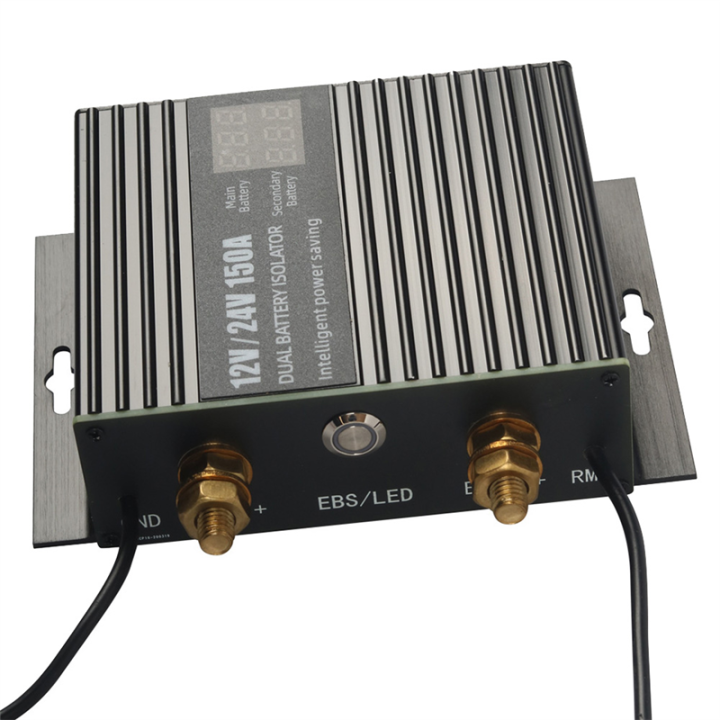 150 Amp Dual Battery Isolator Kit, Dual Battery Smart Isolator for Car RV ATV UTV Campers Truck Boat Spare Parts Accessories