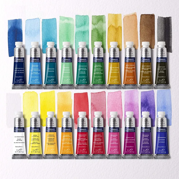 Winsor%20Newton%20Cotman%20Watercolor%20Paint%20Set%2010/20%20Colors%205ml%20(0.17-oz)%20Aluminum%20Tubes%20Beginners%20Aquarela%20Painting%20Art%20Supplies%20-%20Image%203