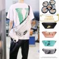 Real Shot Wang Yibo Same Style Belt Bag Star Men and Women Sports Fitness Canvas Chest Bag ins Fashion Brand Shoulder Messenger Bag. 