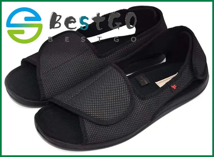 %E3%80%90BestGO%E3%80%91Men's%20Open%20Toe%20Edema%20Slippers%20Extra%20Wide%20Width%20Adjustable%20Sandals%20Diabetic%20Shoes%20for%20Swollen%20Feet%20Elderly%20Father%20Husband%20-%20Image%202
