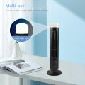 Portable Tower Fan Cooler Fan Desktop Cooling Fan Bladeless with Light USB Plug-in Or Battery Powered 2-speed for Home Office. 