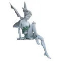 Tudor And Turek Sitting Fairy Statue Garden Ornament Resin Craft Landscaping Decoration Home Garden Decoration Outdoor. 