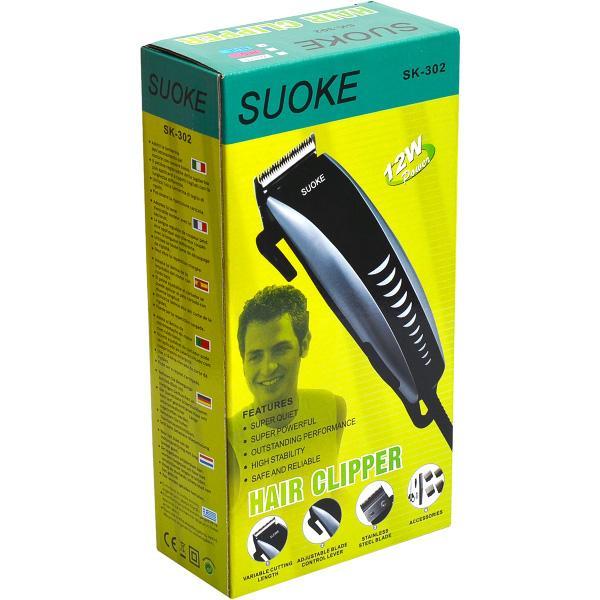 SUOKE Sk 302 Electric Professional Beard & Hair Clipper 12W Low