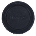Body+Rear Lens Cap Cover Protective Case For Olympus M4/3 Camera Accessory Black GHAN. 