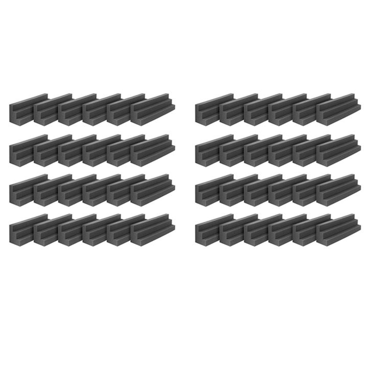 48 Pcs Bass Traps Acoustic Foam Panels Sound Proof Padding,Studio Foam for Corner Soundproofing Foam,Sound Proof Foam