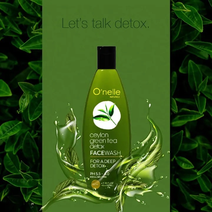 O'nelle%20Naturals%20Ceylon%20Green%20Tea%20Detox%20Face%20Wash%20100Ml%20-%20Image%204