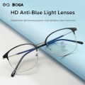 OQ BOGA 3 Styles Unisex Anti Radiation Proof Blue Light Computer Glasses Women Men Fashion Eye Protection Oval Frame Eyeglasses. 