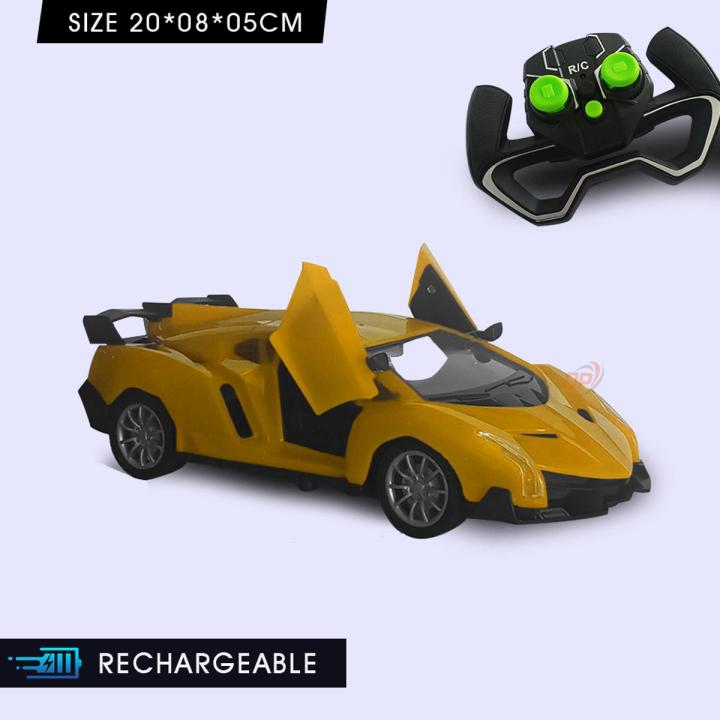 QP Remote Control RC Lamborghini Door Open Kids Gamepad Toys New Game Simulation 1:16 Remote Control Toy Car For Kids