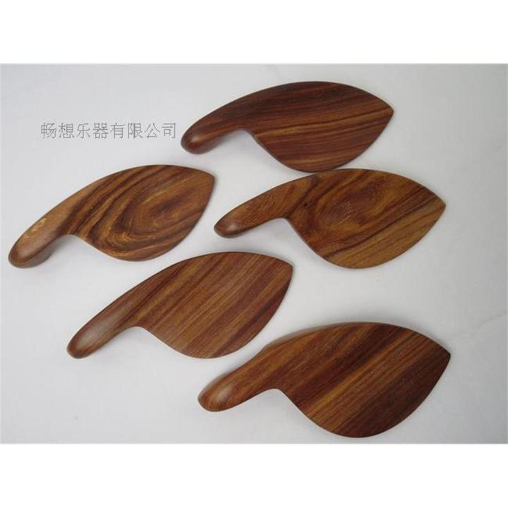 1pc Quality Violin Chinrest installed clamp Fiddle Chin with bracket screw hardware Rosewood Ebony wood Full