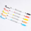 5 Colors Dual Tip Highlighter Pens Broad Chisel and Fine Tips Marker Pen for for School Students Office Home Supplies. 