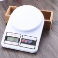SF-400 10kg/1g Electronic Digital LCD Display Household Weighing Kitchen Scale High Precision Home Weight Scale 1g to 10 Kg Food Cake Sweets Rice Tomato Potato Garlic Grocery Items Courier Package And Etc. 