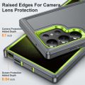 HOCE Armor Shockproof Phone Cases For Samsung Galaxy S26 S25 S24 S23 Ultra S22 Plus A54 A14 A53 A13 A04S Case Square Hard PC Folding Bracket Back Cover. 