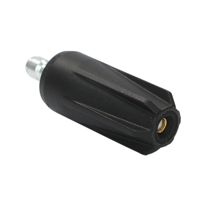 Universal Car Washing Machine Nozzle Rotating Turbo Jet Nozzle Black