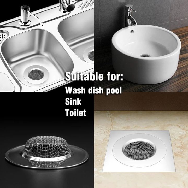1/4Pcs%20Kitchen%20Sink%20Filter%20Stainless%20Steel%20Mesh%20Sink%20Strainer%20Filter%20Bathroom%20Sink%20Strainer%20Drain%20Hole%20Filter%20Trap%20Waste%20Screen%20-%20Image%208