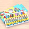 【EleganceEssence】18 Colors Pencils Wax Caryons Drawing Set Lapis Decor Artist Paint Oil Pastel Pencil For School Children Sketch Art Supplies. 