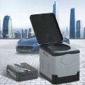 Car Storage Box Folding Trunk Organizer Portable Stool Rubbish Can with Cover for Camping Hiking Boat Road Trips Beach. 