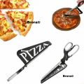 Pizza Cutter Stainless Steel Pizza Scissor With Spatula. 
