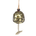 Blessing Bell Fish Feng Shui Bell Blessing Good Luck Fortune Hanging Wind Chime SUNM. 