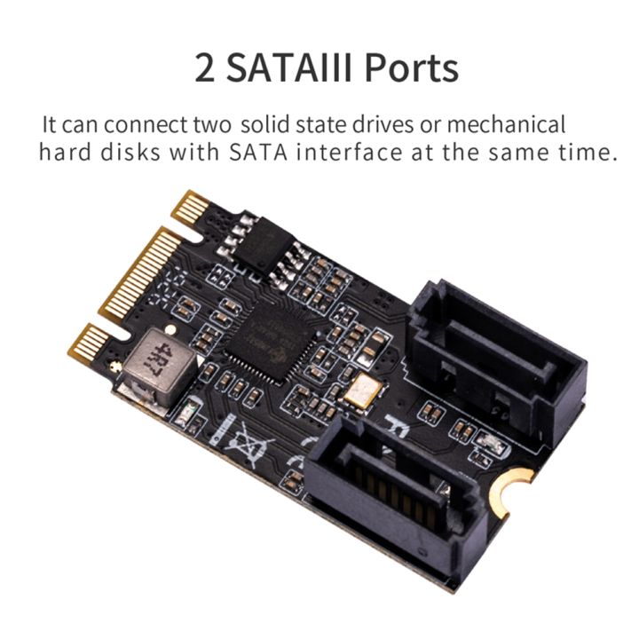 M2%20PCIE%20NVMe%20SATA6G%202%20Port%20SATA%20III%206Gb/S%20M.2%2022X42%20M%20Key%20and%20B%20Key%20Controller%20Adapter%20Card%20JMB582%20-%20Image%205