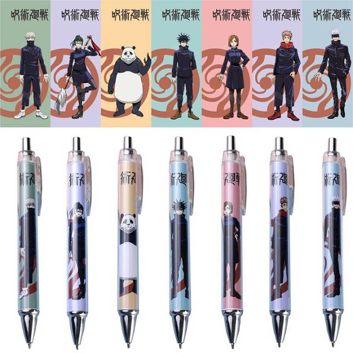Anime%20Jujutsu%20Kaisen%20Cute%200.5mm%20Mechanical%20Pencil%20Student%20Writing%20Drawing%20Tool%20Push%20Automatic%20Pen%20Ballpoin%20pen%20kids%20stationery%20gift%20Itadori%20Yuuji%20Gojou%20Satoru%20Fushiguro%20Megumi%20Kugisaki%20Nobara%20Pen%20-%20Image%204