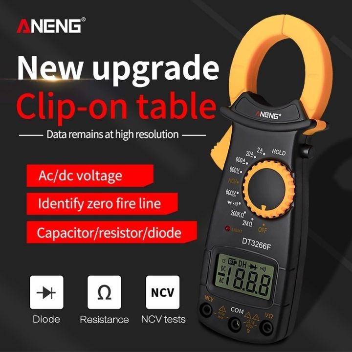 (New)Digital%20Clamp%20Multimeter%20Multiteter%20Electrical%20Clip%20on%20Meter%20Voltage%20Reitance%20Diode%20Teter%20Ammeter%20with%20Tet%20Probe%20-%20Image%203